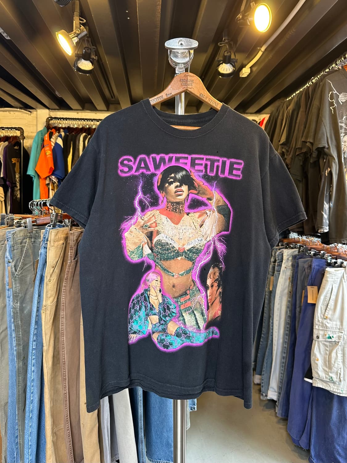 사위티 Saweetie 래퍼 프린팅 티셔츠 상품이미지1