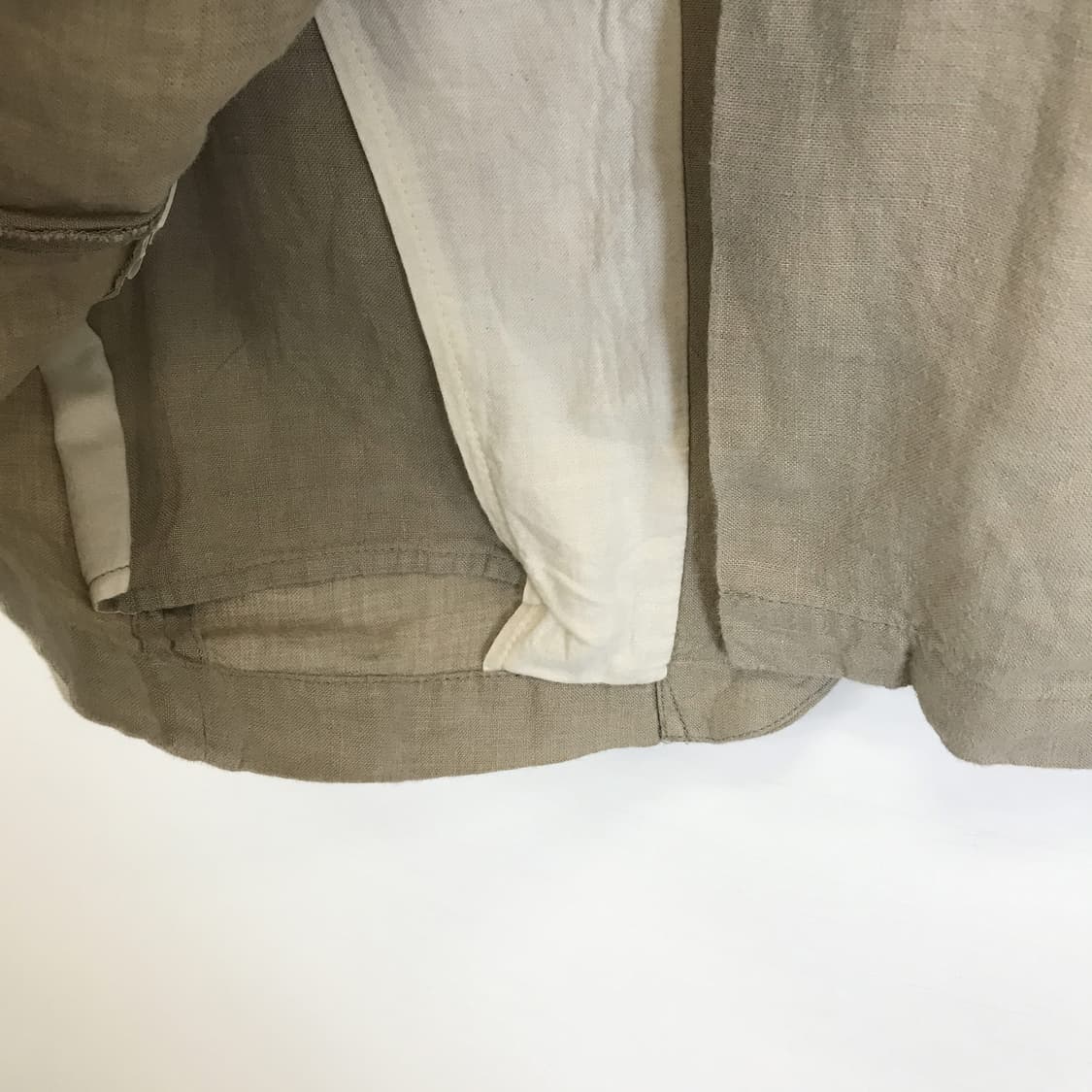 MUJI 무인양품 베이지 린넨100프로 자켓 [M] 상품이미지5