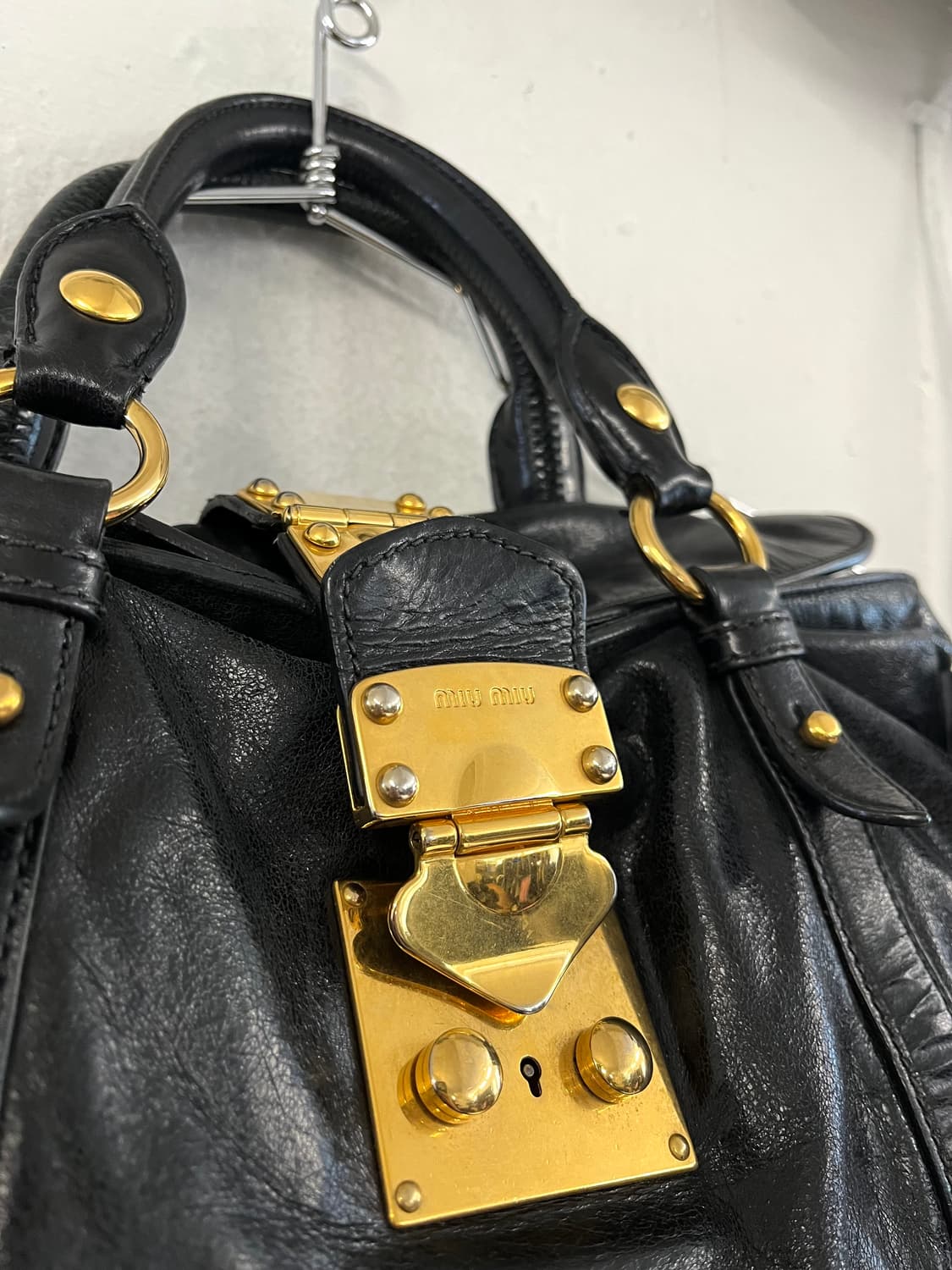 미우미우 비텔로 럭스 리본 사첼백 상품이미지4