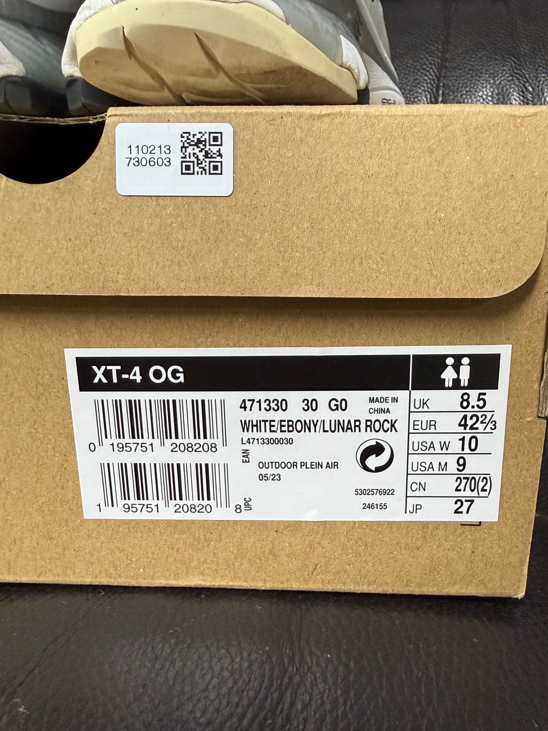 살로몬 XT-4 화이트 270mm 상품이미지3