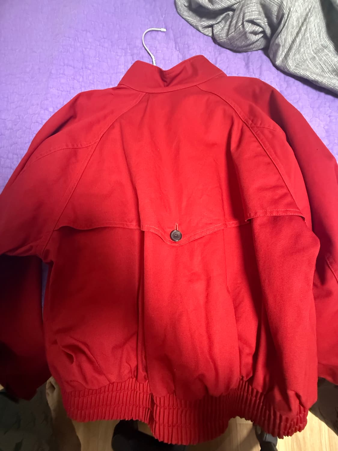 노이스 빨간 자켓 아우터 색감 이쁨 상품이미지4