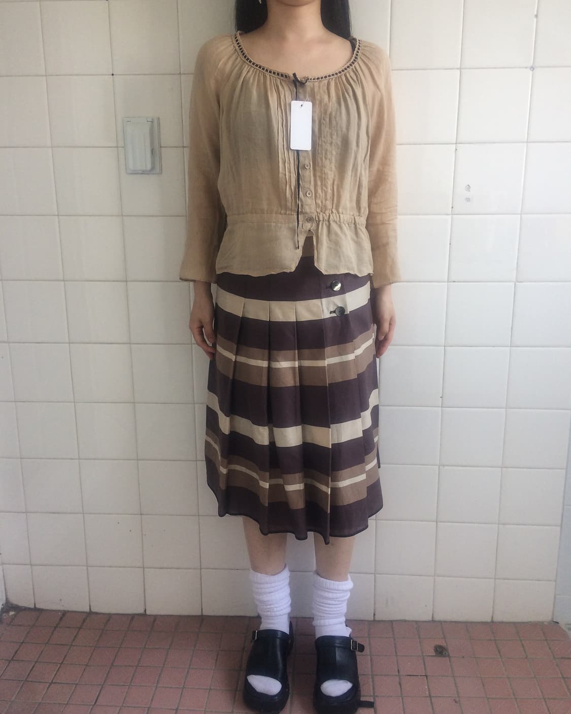 Tied point blouse 상품이미지6