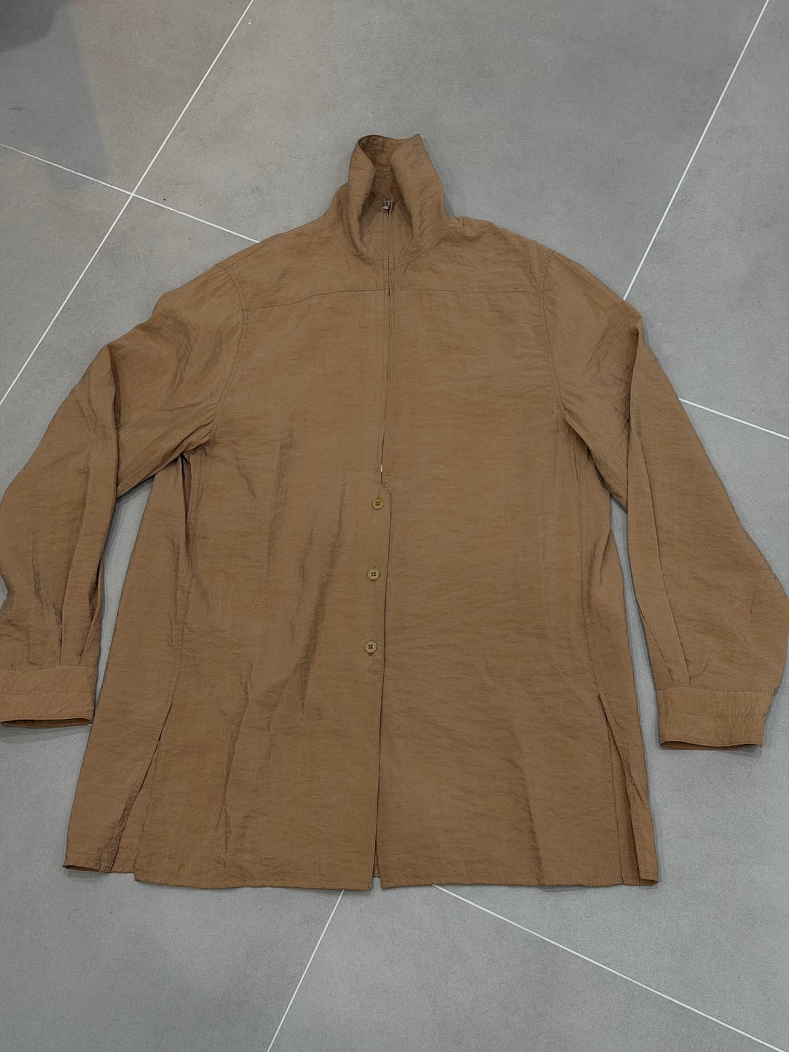 르메르 Lemaire 드라이실크 버튼 집업 셔츠 상품이미지2