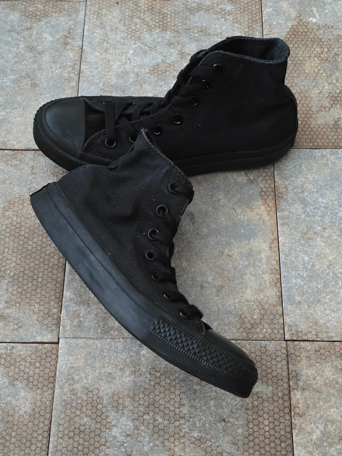 (240)컨버스 척테일러 올스타 하이 블랙 상품이미지7