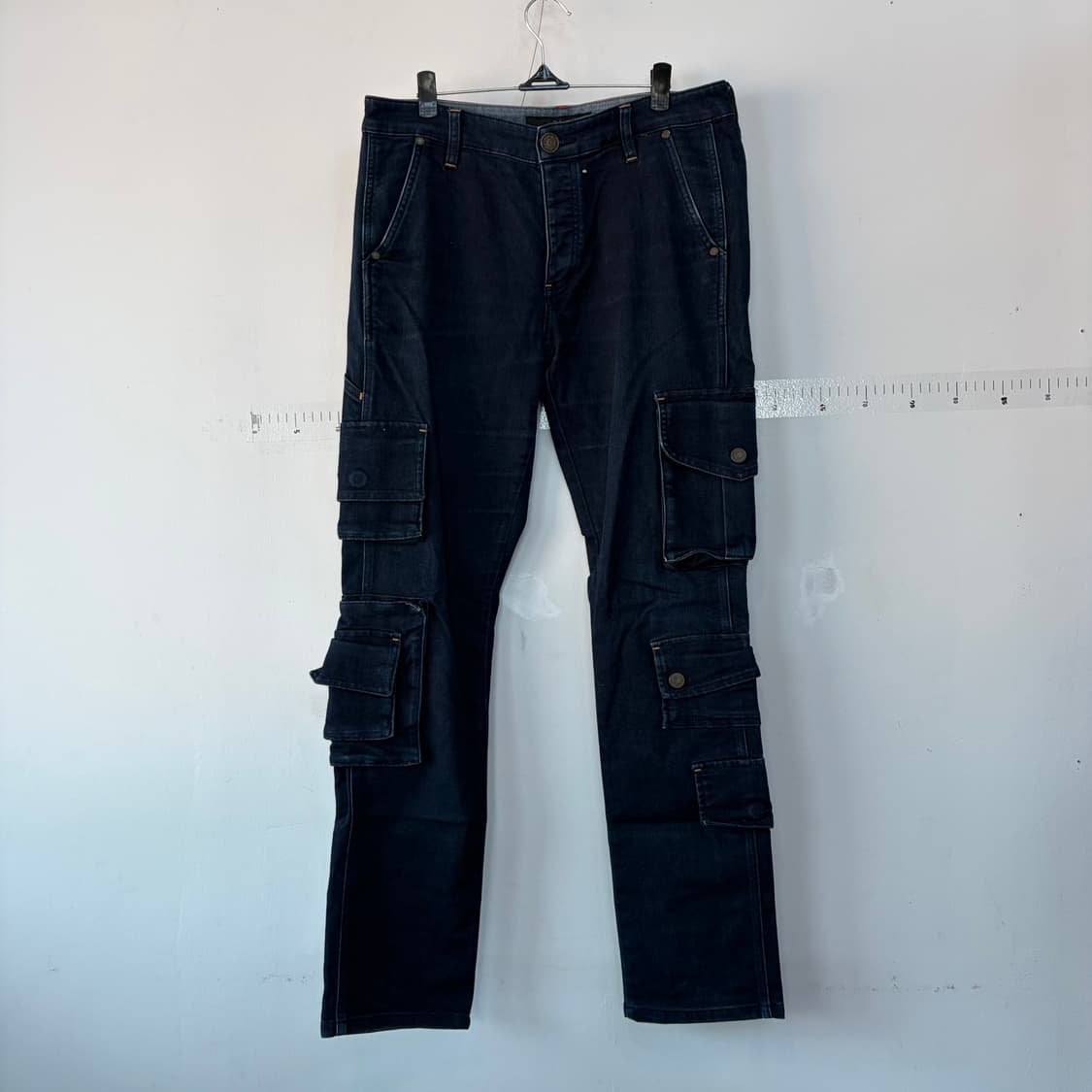 캘빈클라인 블랙 데님 카고 바지 상품이미지1