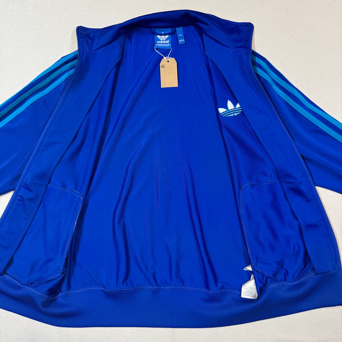 95) 아디다스 파이어버드 삼선 져지 트랙탑 집업 블루 A2 상품이미지5