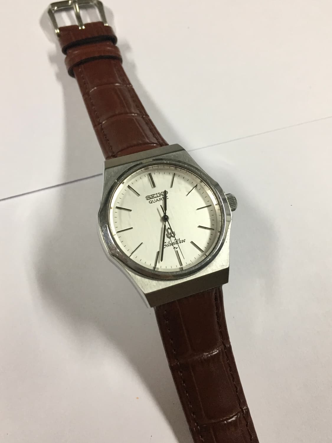 80s seiko silver wave quartz 상품이미지6