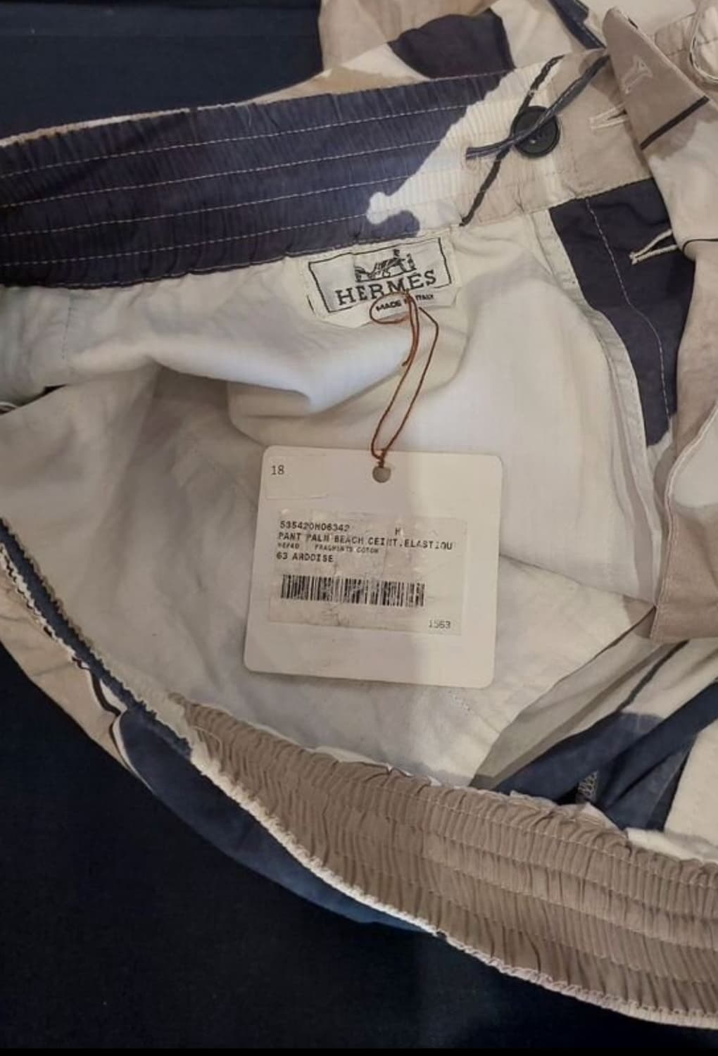 HERMES 에르메스 솔리드-이지팬츠(코튼)42 사이즈-해외발송 상품이미지8