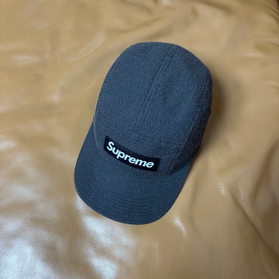 슈프림 캠프캡 모자 박스로고 케블라 블랙 상품이미지5