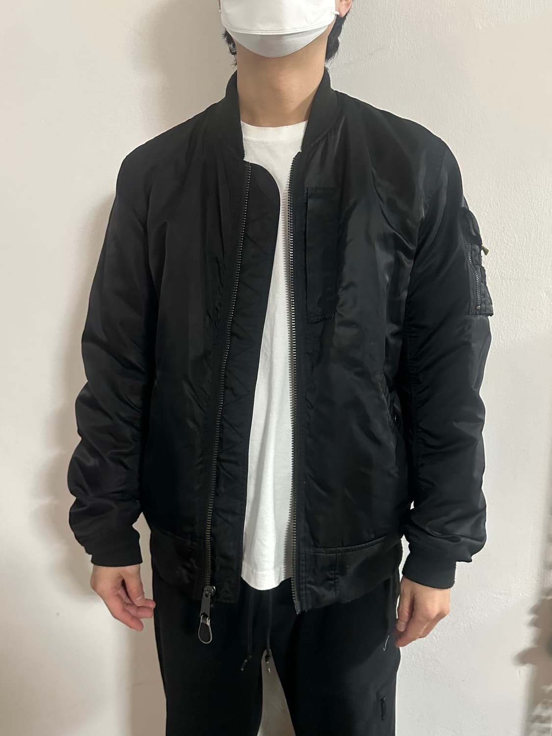 아비렉스 X FAT 콜라보 리버시블 마원 블루종 블랙 상품이미지8