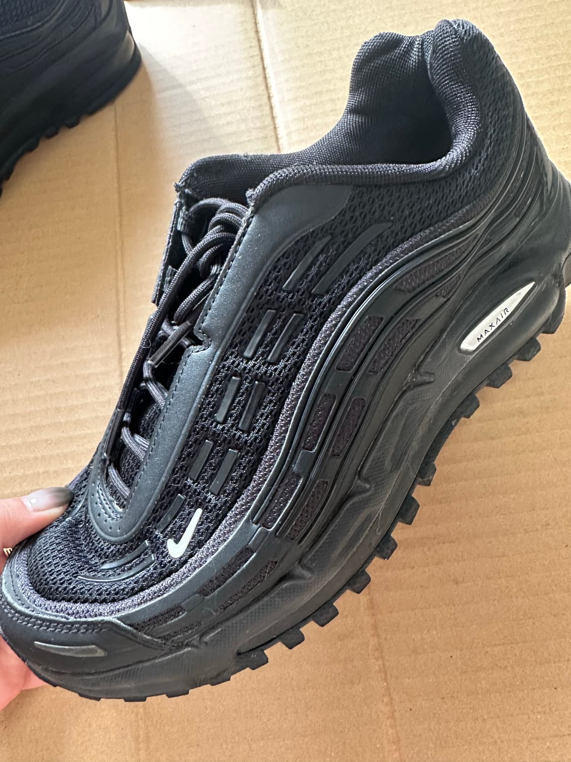 나이키 꼼데가르송 에어맥스 TL 2.5 블랙 270 상품이미지3