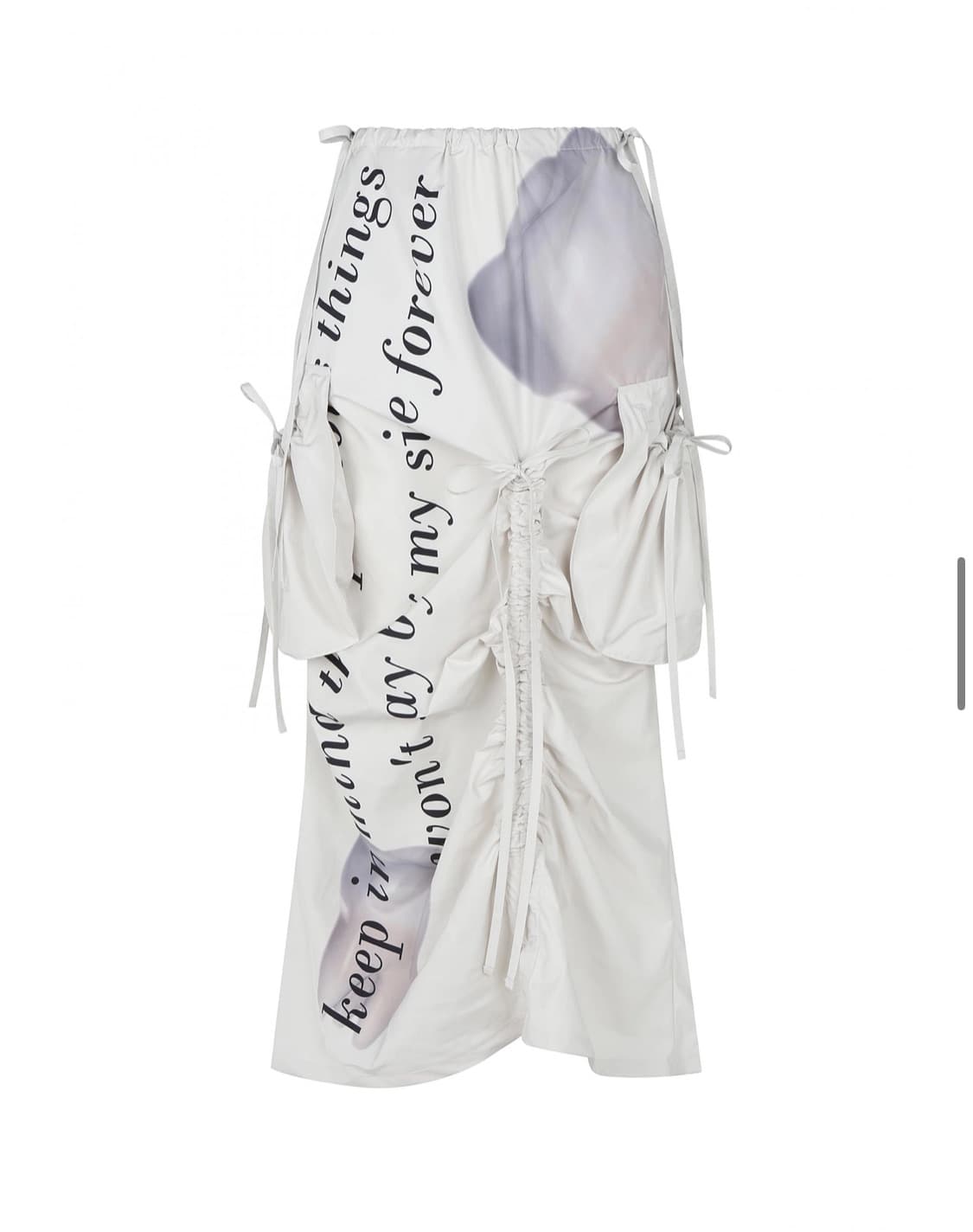 Kater 카터 로우라이즈 셔링스커트 베이지 상품이미지1