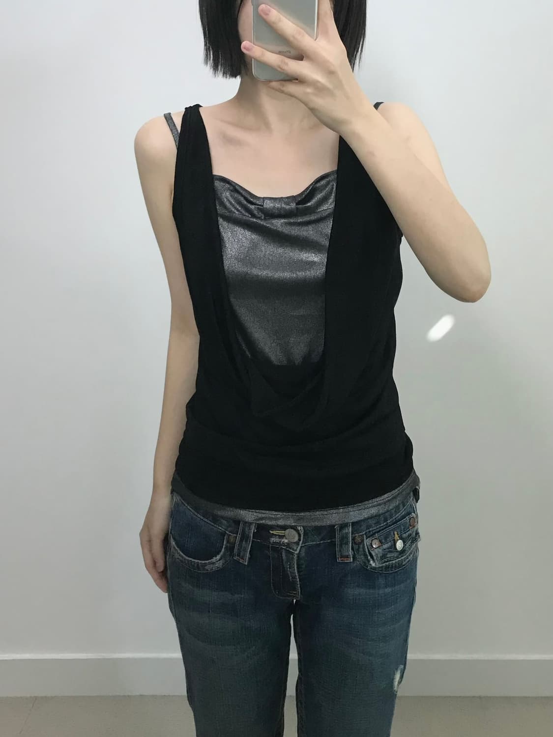 빈티지 드레이프 나시 상품이미지1