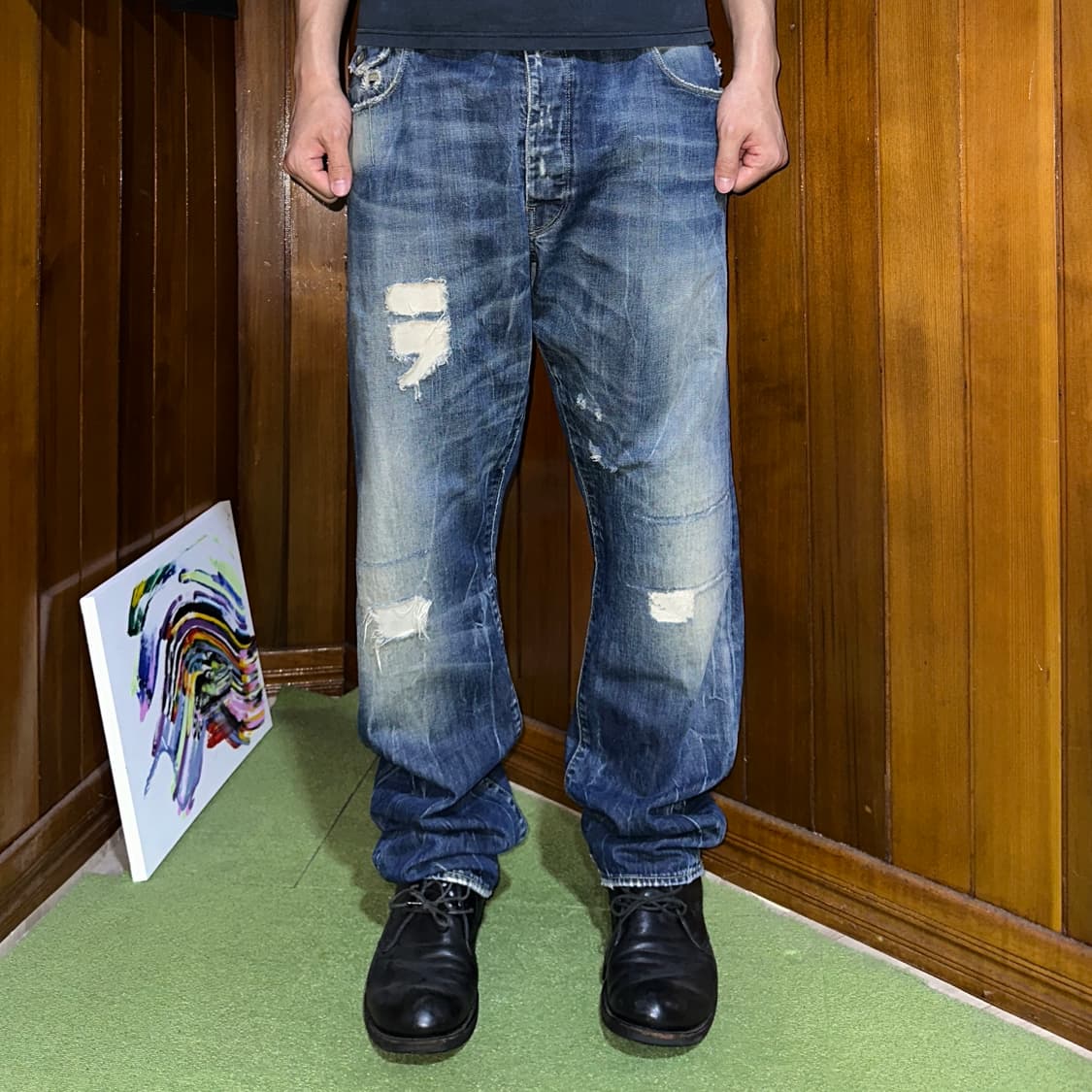 G Star raw distressed washing denim 상품이미지1