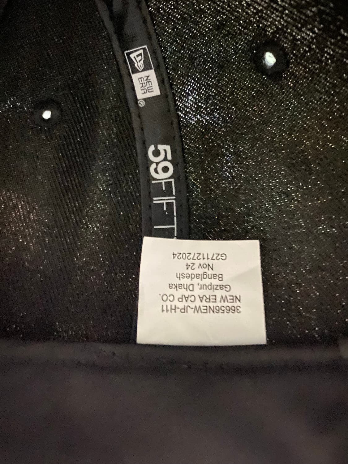 슈프림 본즈 박스로고 뉴에라 블랙 758/60.6cm 상품이미지5