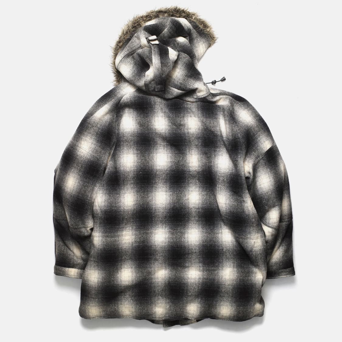 2000's Polo Jeans Ombre Plaid Down Parka 상품이미지5