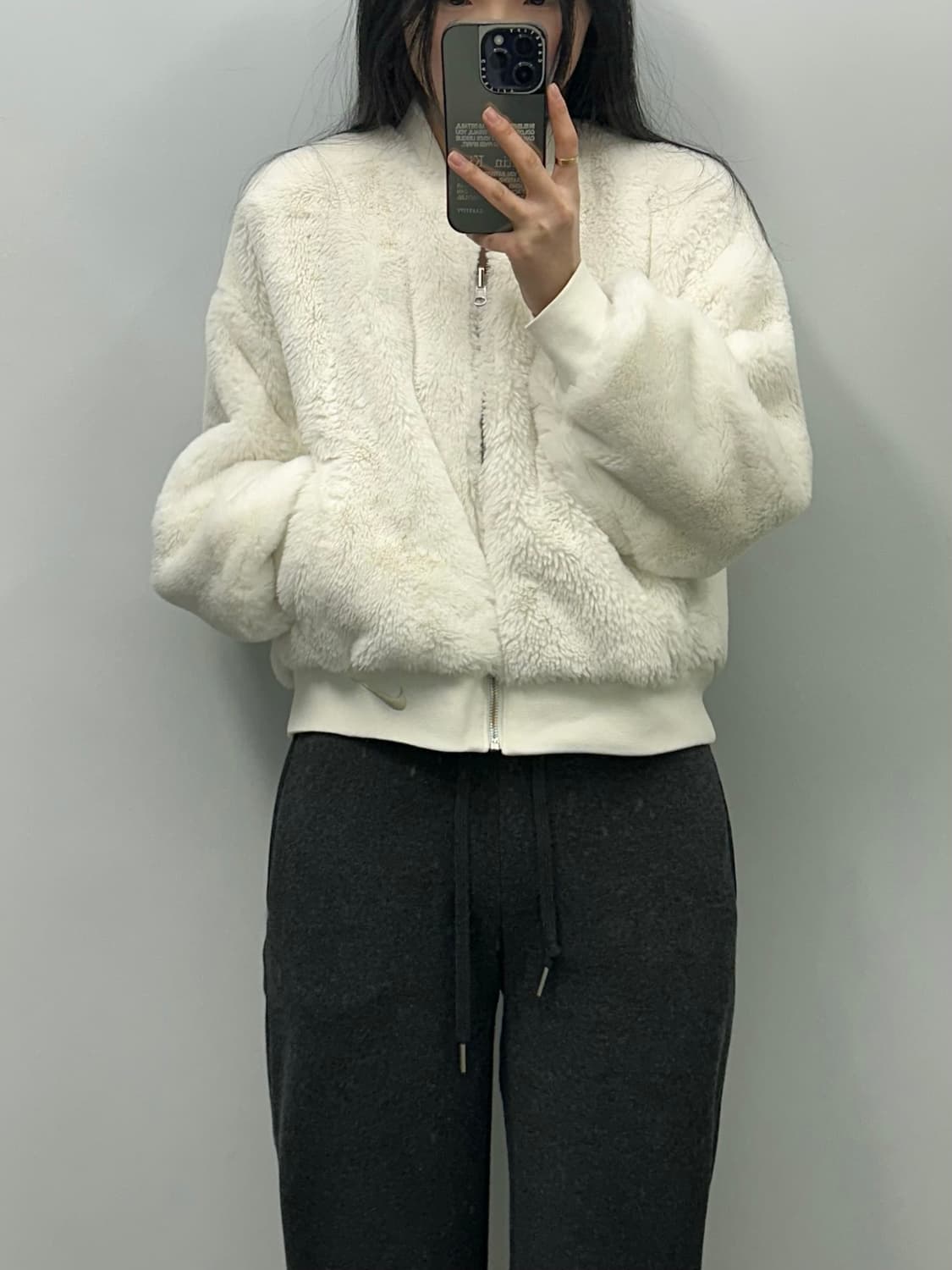 나이키 스포츠웨어 우먼스 리버서블 인조 퍼 봄버 자켓 상품이미지1