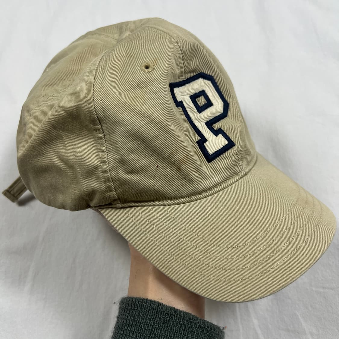 90‘s 폴로스포츠 polo sport p 로고 스트랩 볼캡 모자 상품이미지5