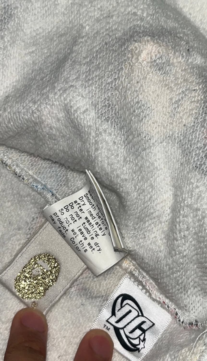 베이프 og DC콜라보 후드집업 상품이미지4