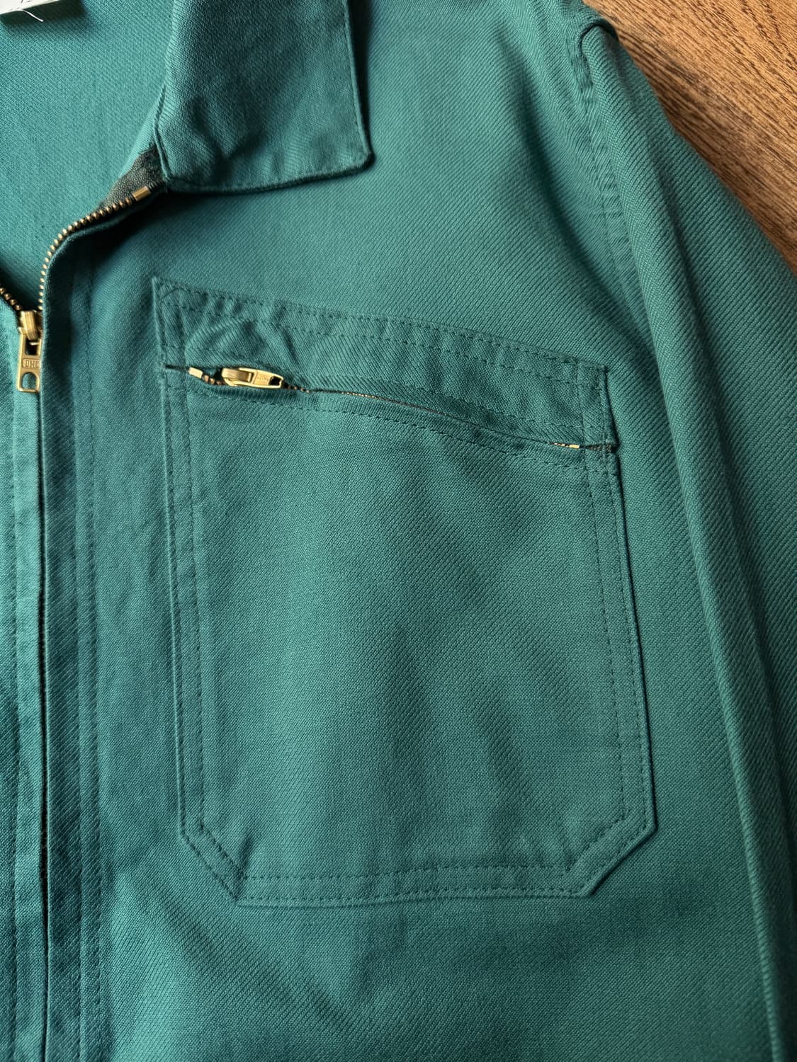 [L]Made in France 그린 메카닉 프렌치 워크 자켓 상품이미지4