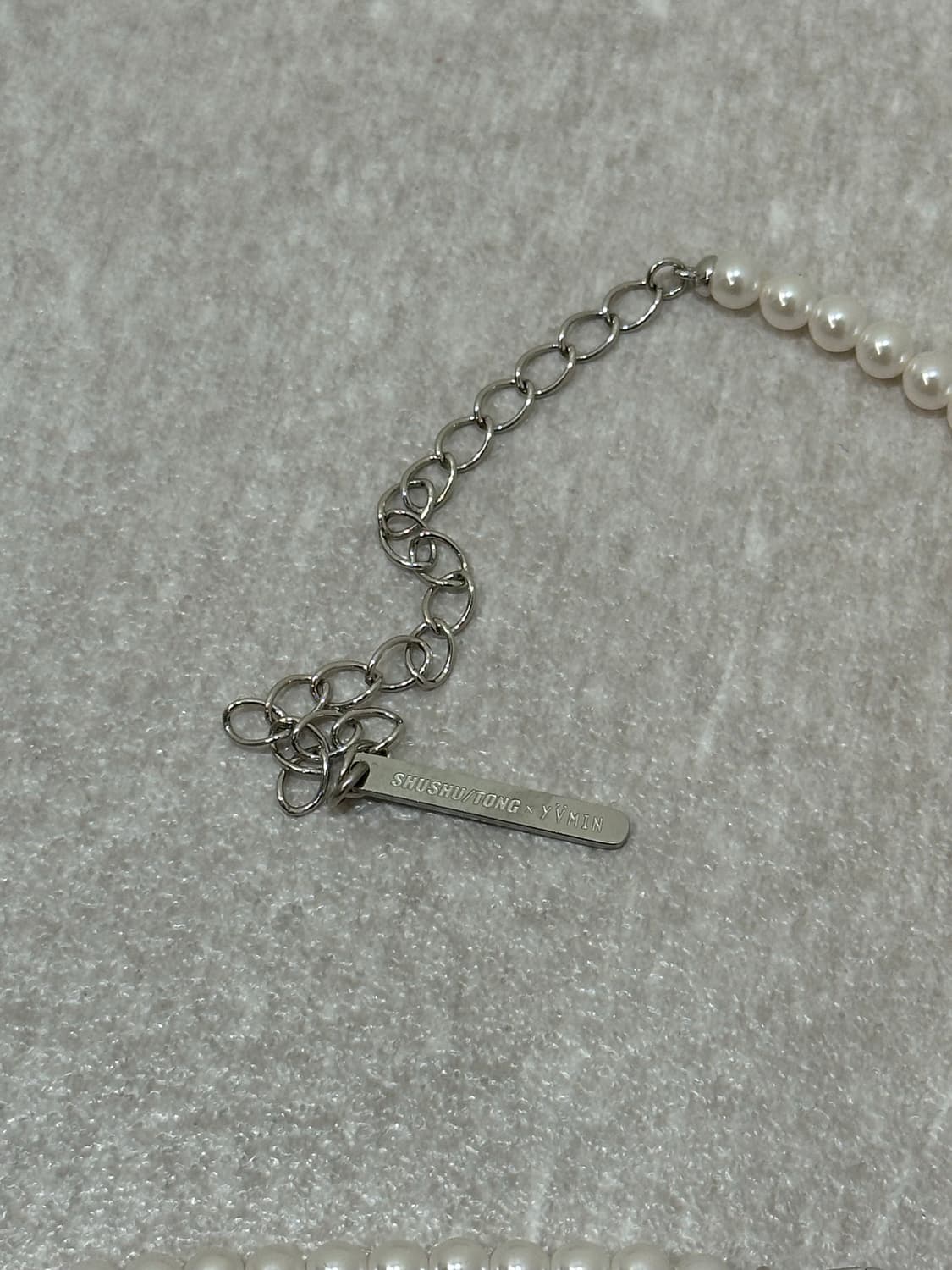 SHUSHU/TONG x YVMIN 펄 초커 목걸이 (미착용 새상품) 상품이미지3