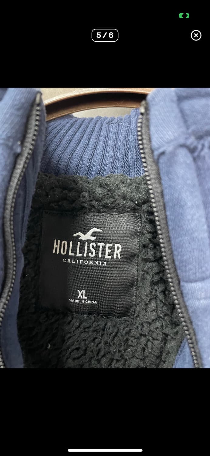 홀리스터 캘리포니아 네이비 후드집업 A3312 상품이미지5