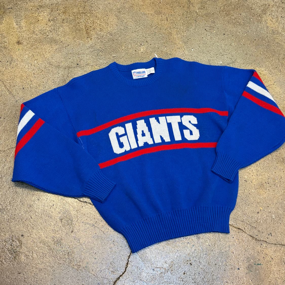 90s Made in USA 빈티지 NFL 뉴욕자이언츠 니트 상품이미지2