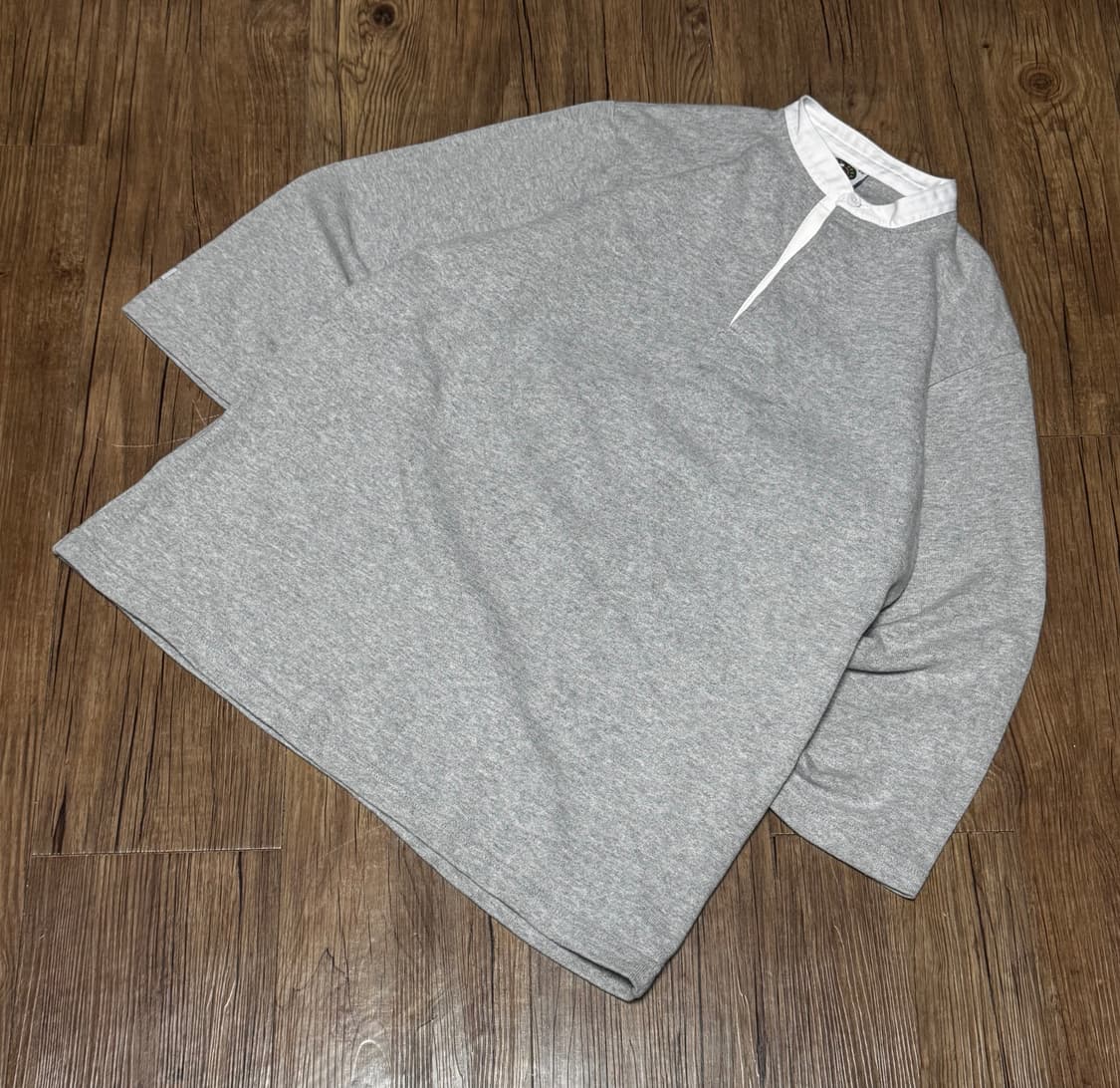 바바리안 스포츠웨어 헨리넥 롱 슬리브 럭비 티셔츠 상품이미지1