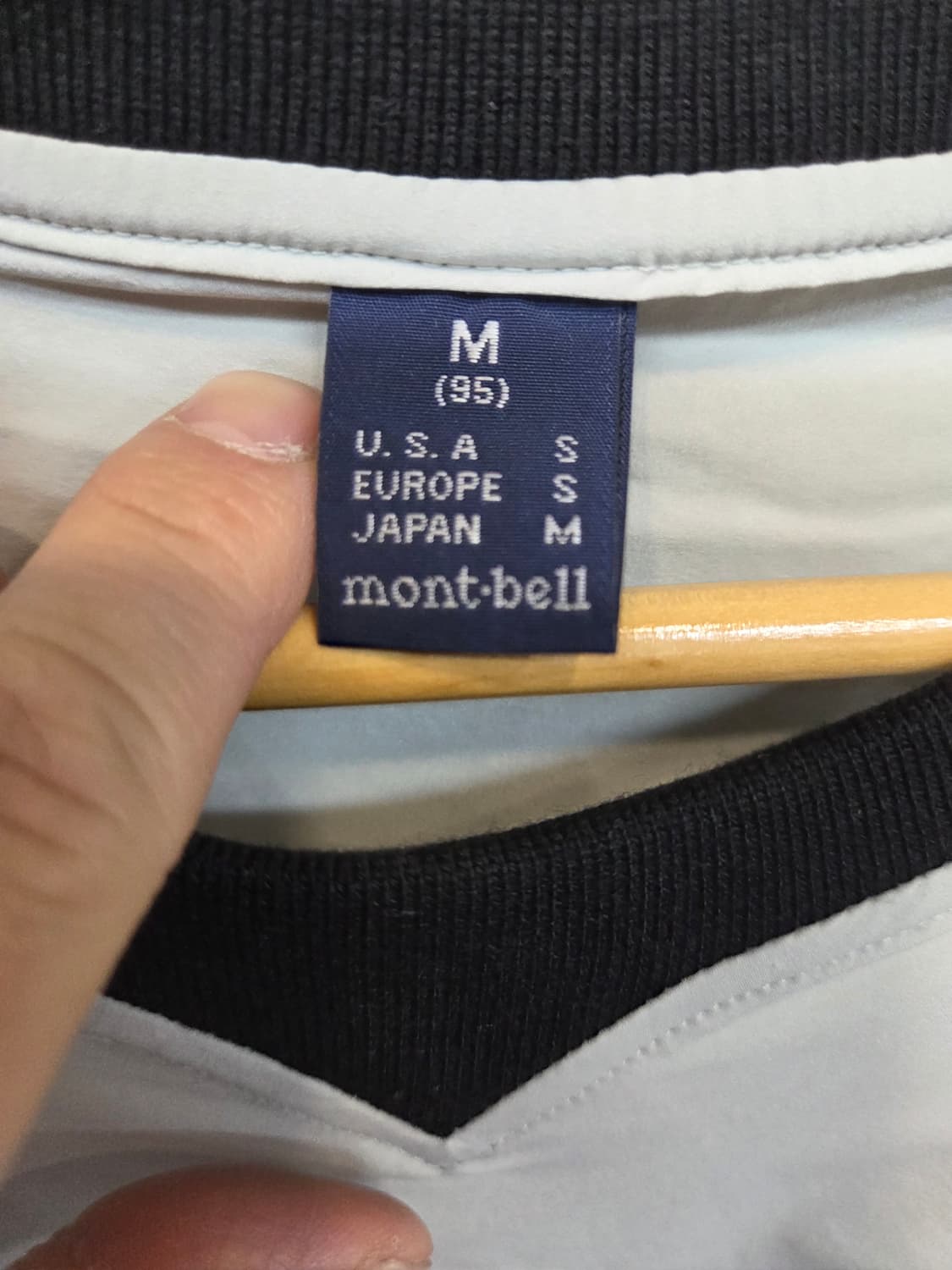 몽벨 우븐 웜업 맨투맨 m 상품이미지3