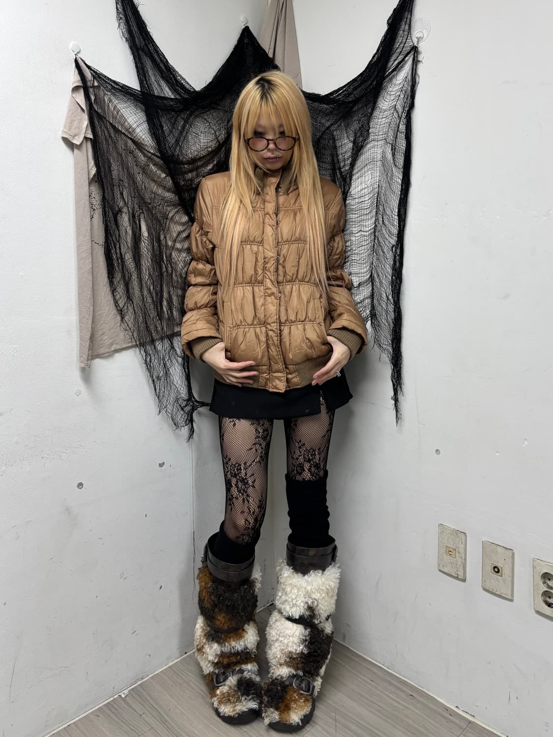 [COLZA]Y2K shirring Detail Padding 상품이미지1