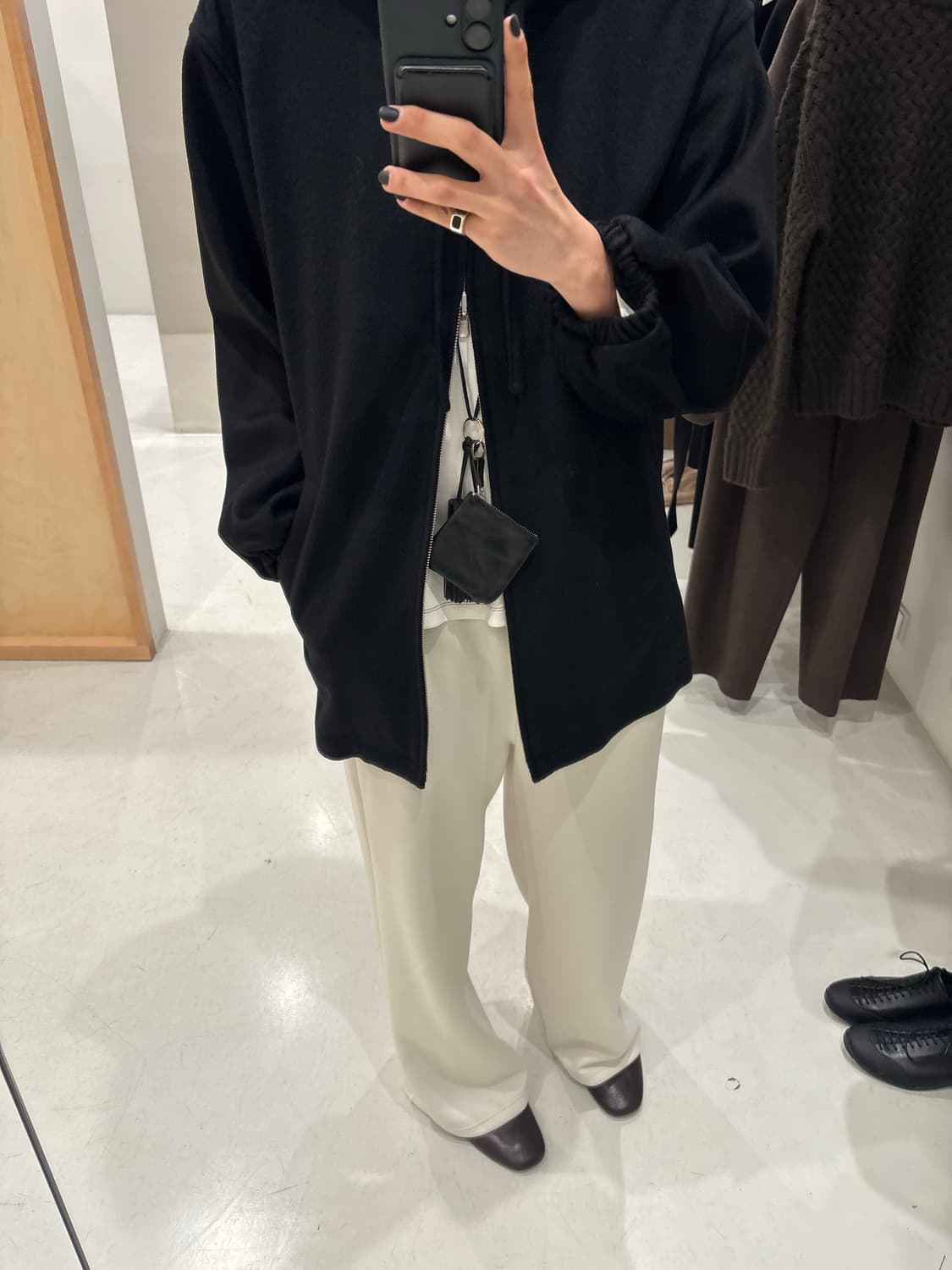 [M] 아모멘토 울 후드집업 상품이미지2