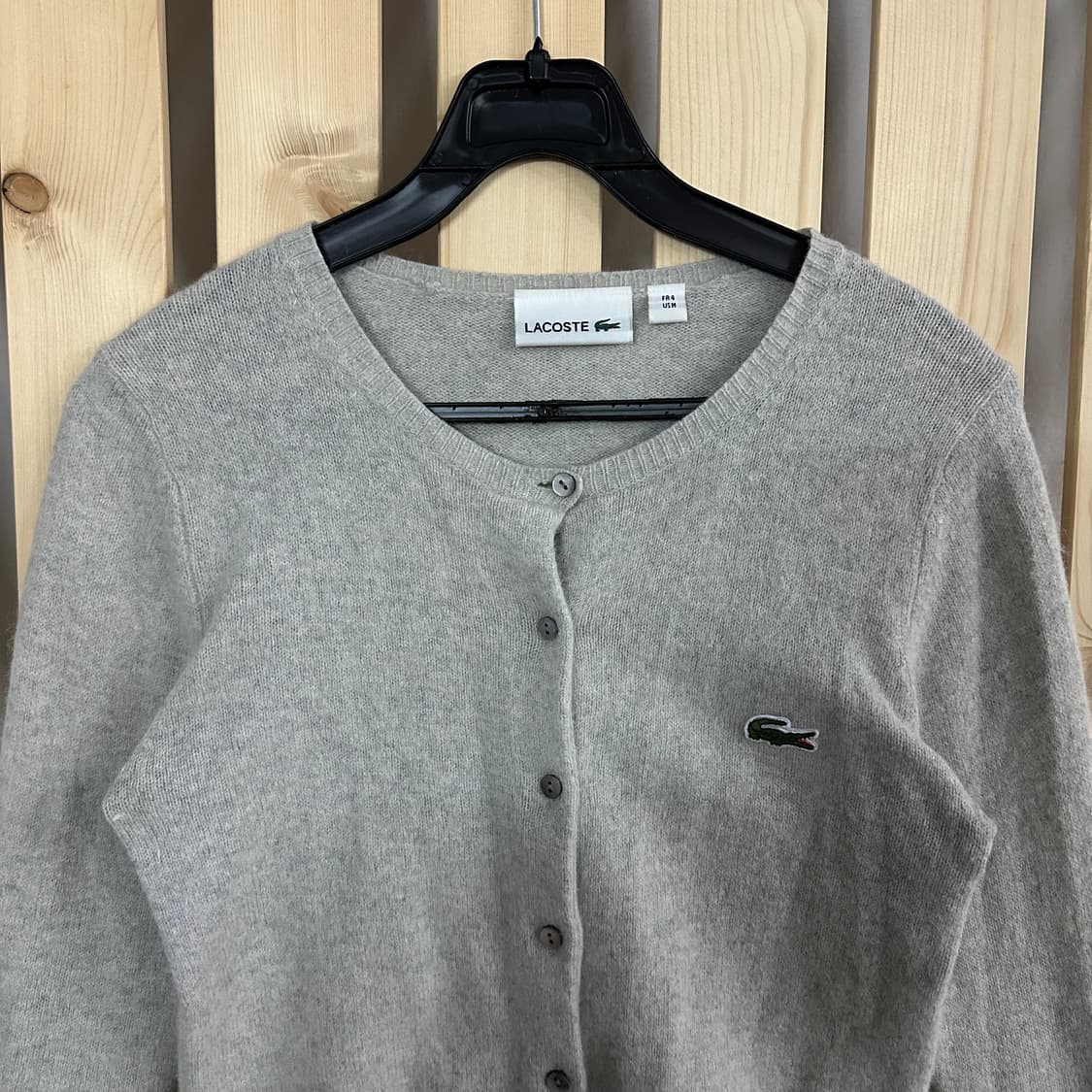 (S) 라코스테 그레이 니트 가디건 상품이미지3
