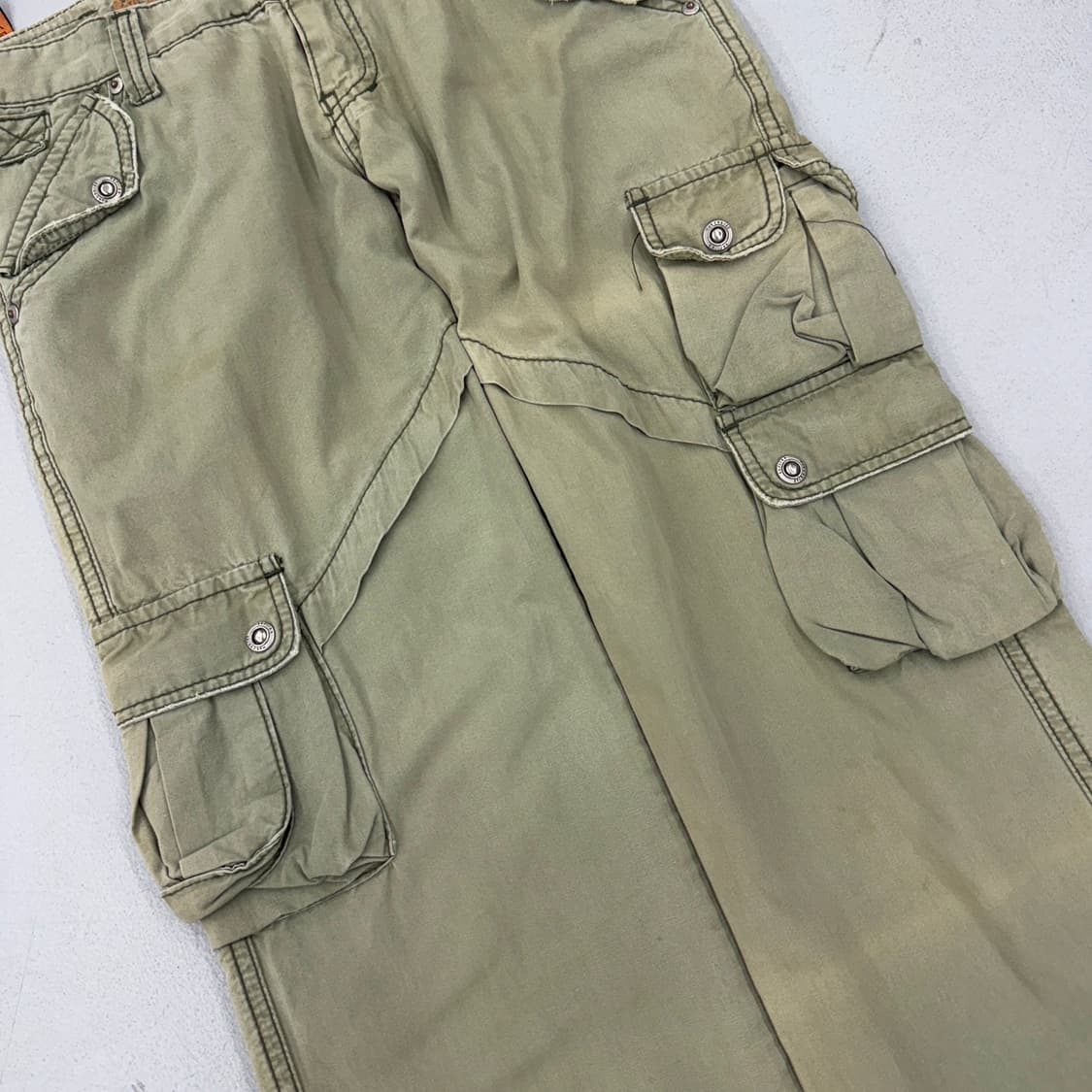 멀티포켓 Y2K 탄창 와이드 빈티지 카고팬츠 상품이미지5