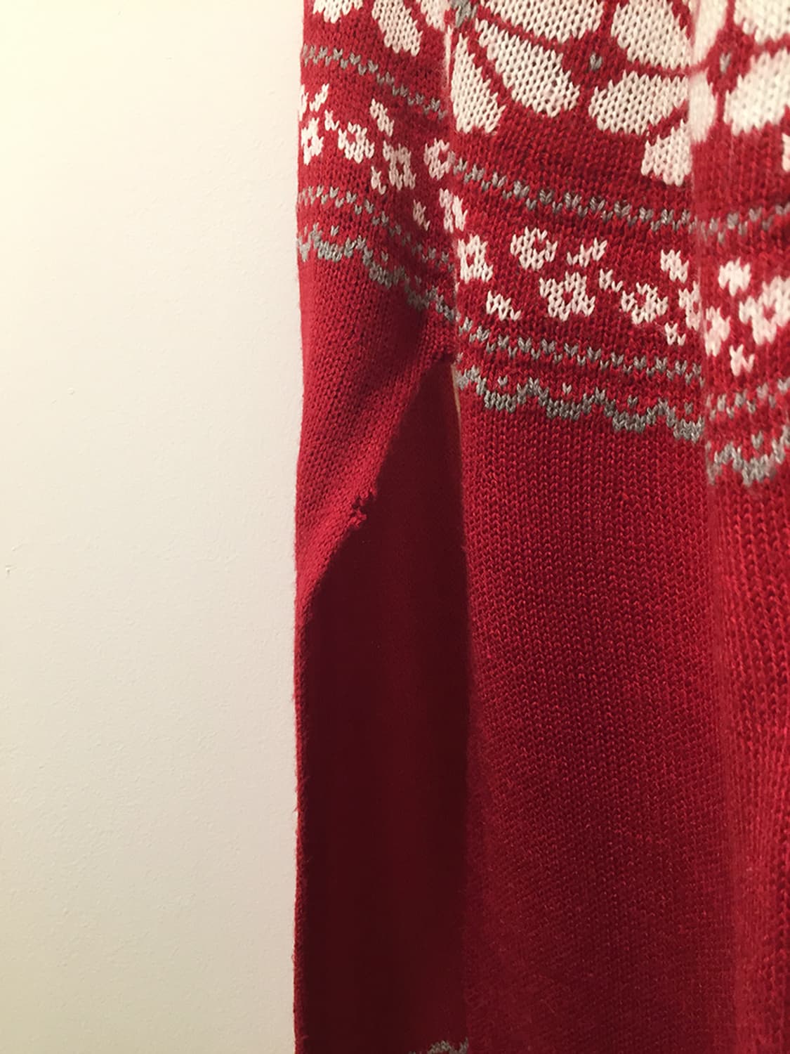 여성 라코스테 노르딕패턴 가디건 95 상품이미지5