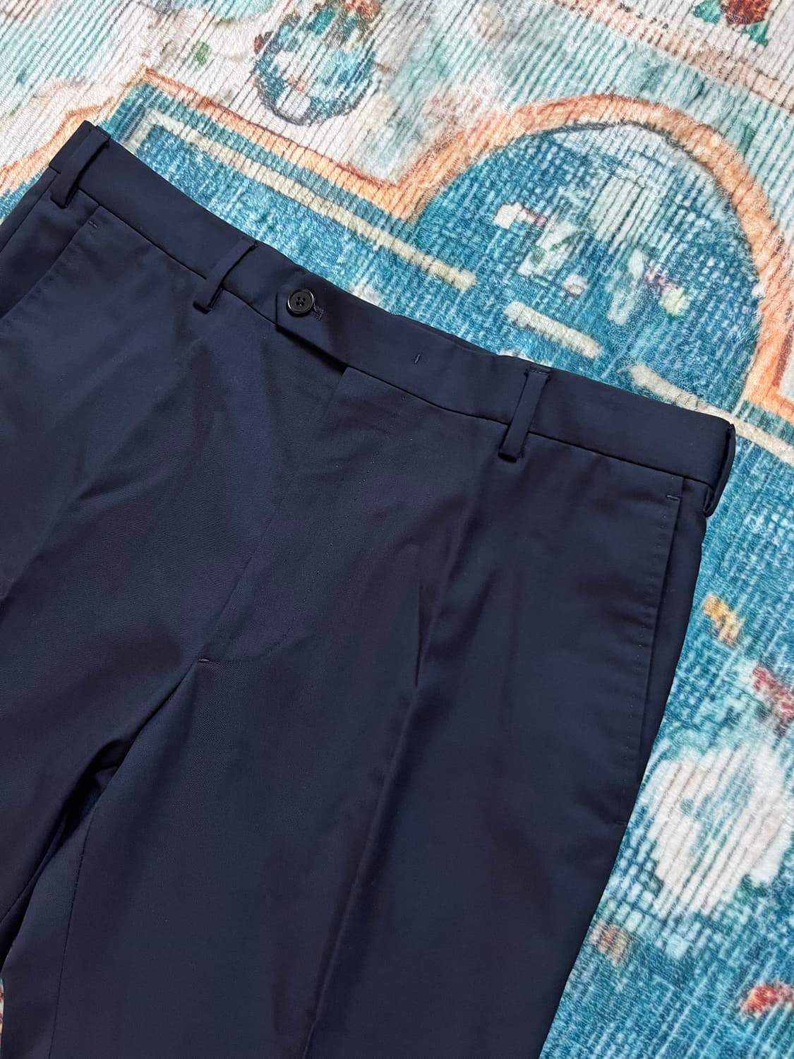 타임 옴므 슬랙스 네이비 컬러 상품이미지2