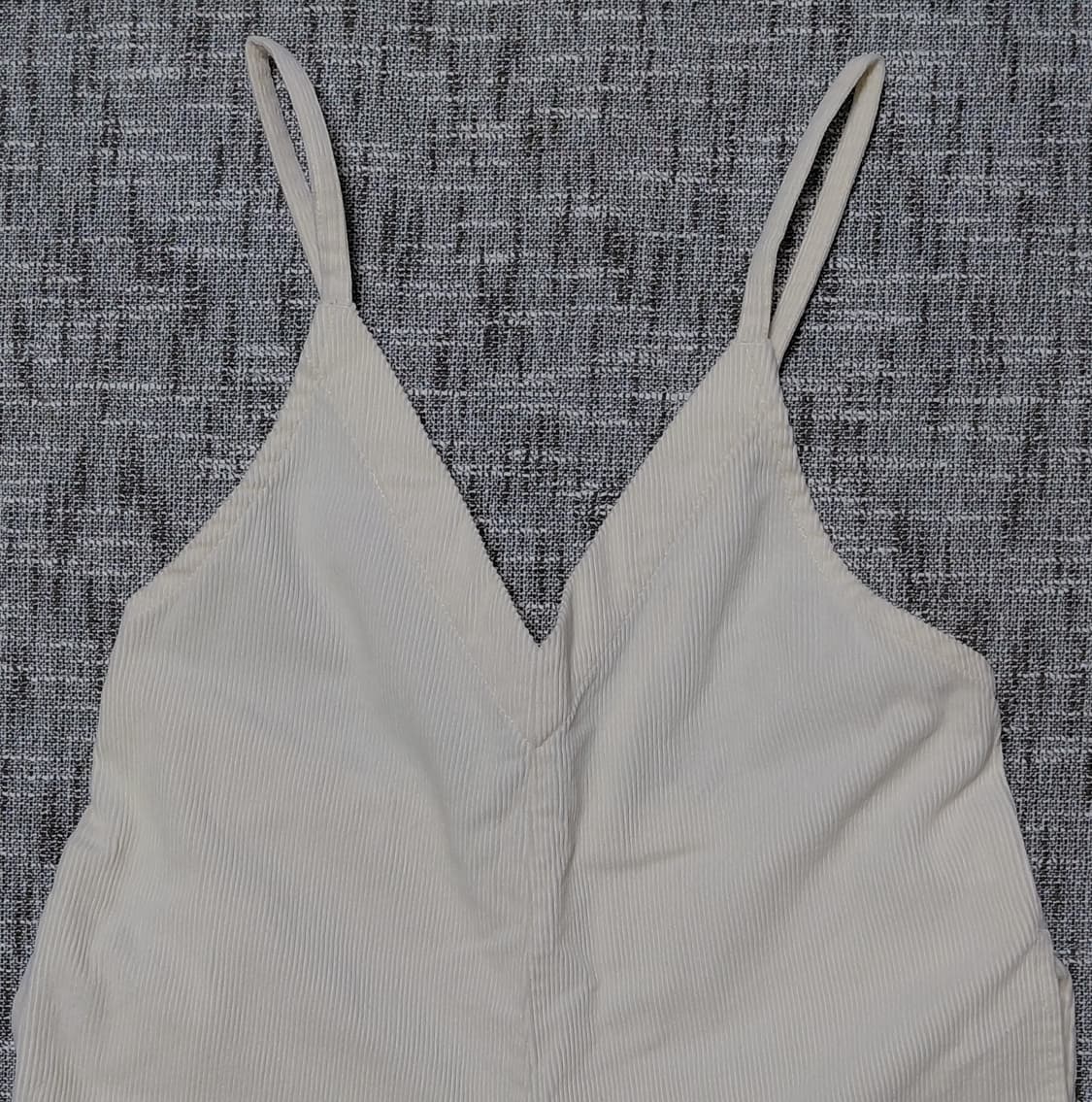 [S] LAKOLE 라콜레 코듀로이 와이드 점프슈트 (아이보리) 상품이미지2