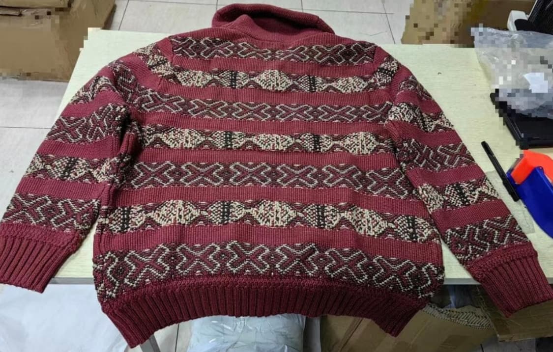 RRL 페어아일 숄카라 린넨스웨터 상품이미지5