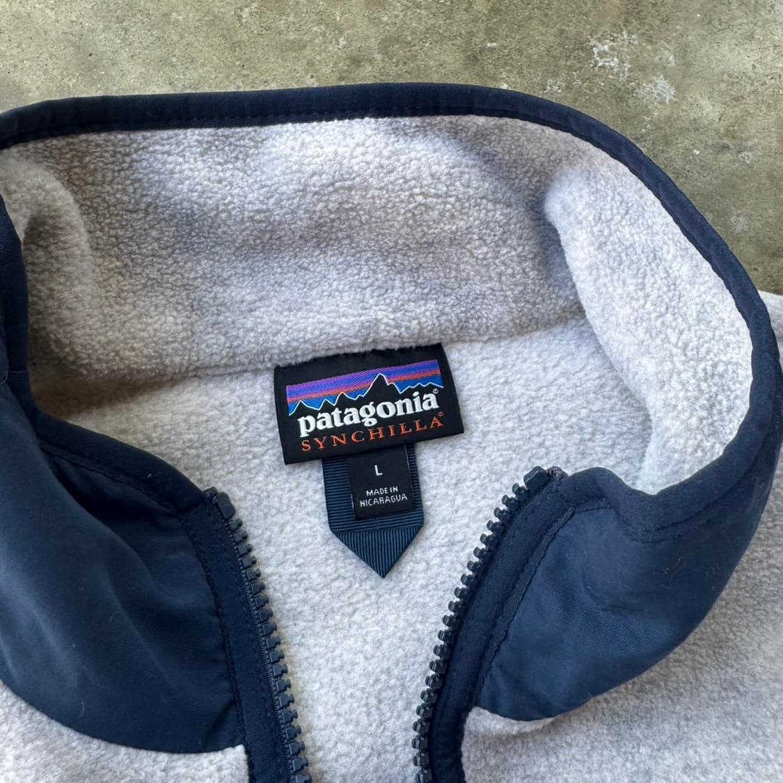 17FW 파타고니아 라이트웨이트 신칠라 스냅-티 플리스 재킷 그레이 상품이미지3