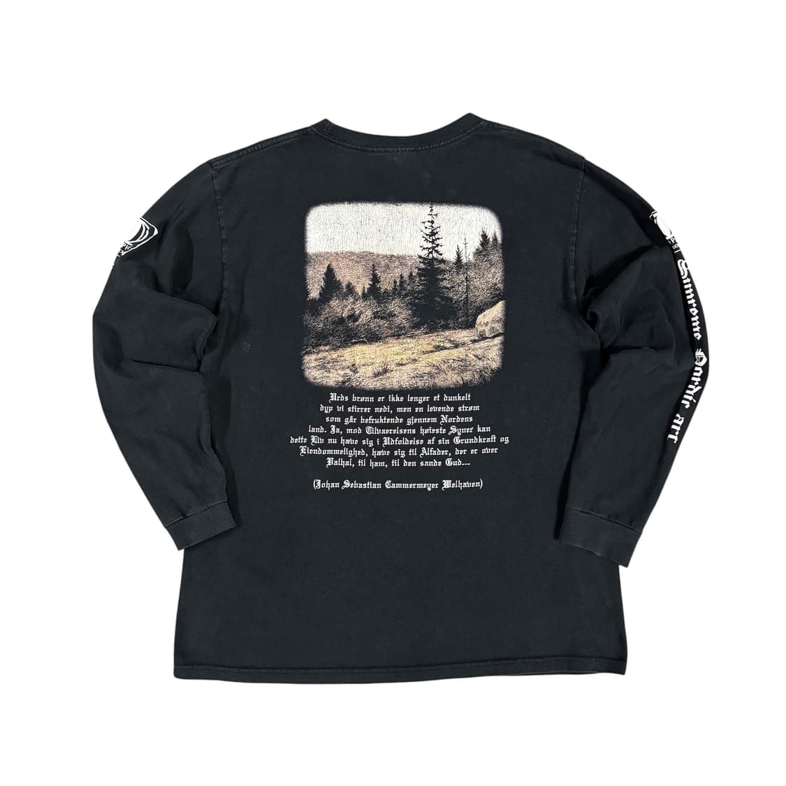 빈티지 2000s Burzum Filosofem 버즘 롱슬리브 티셔츠 상품이미지2