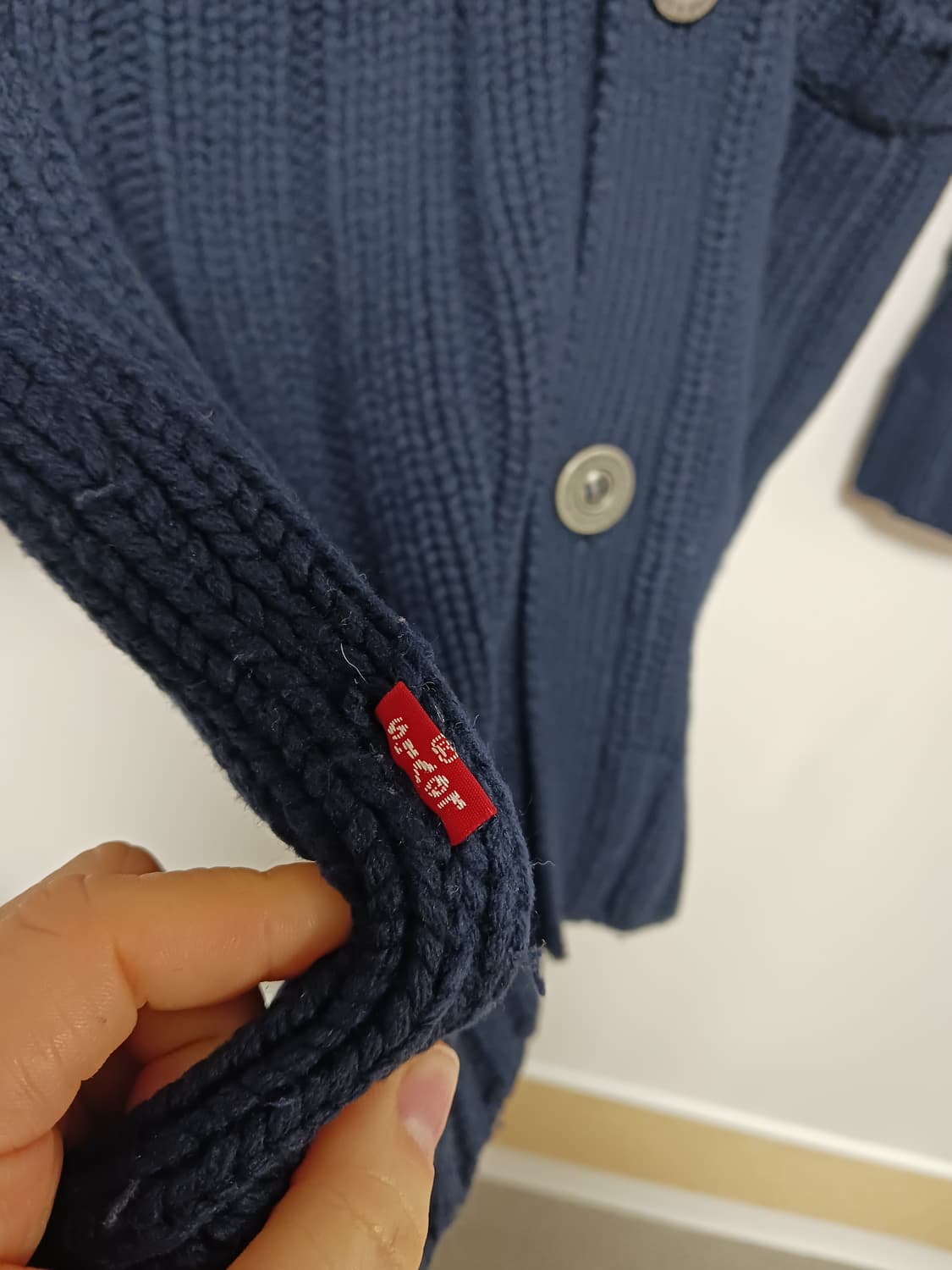 리바이스 롱 울가디건 상품이미지5