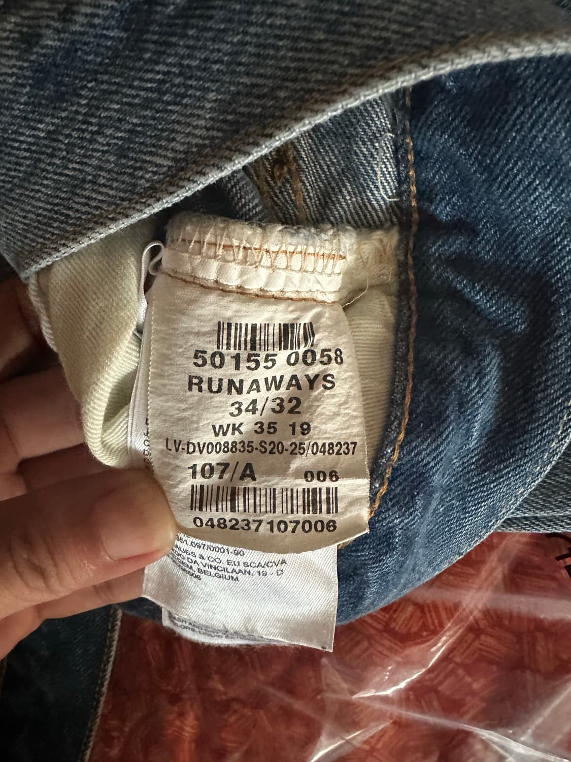 리바이스 lvc 55501-0058 런어웨이 34/32 상품이미지6