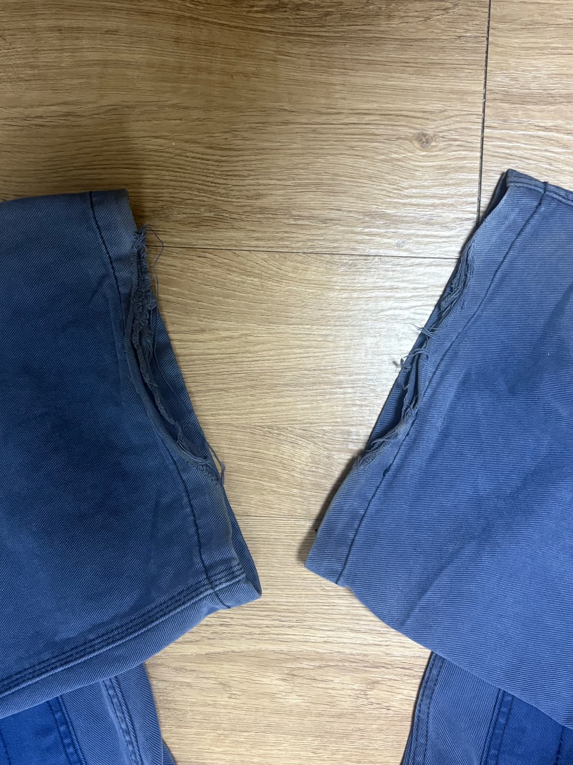 앵글런 패치트 데님 코튼팬츠 상품이미지3