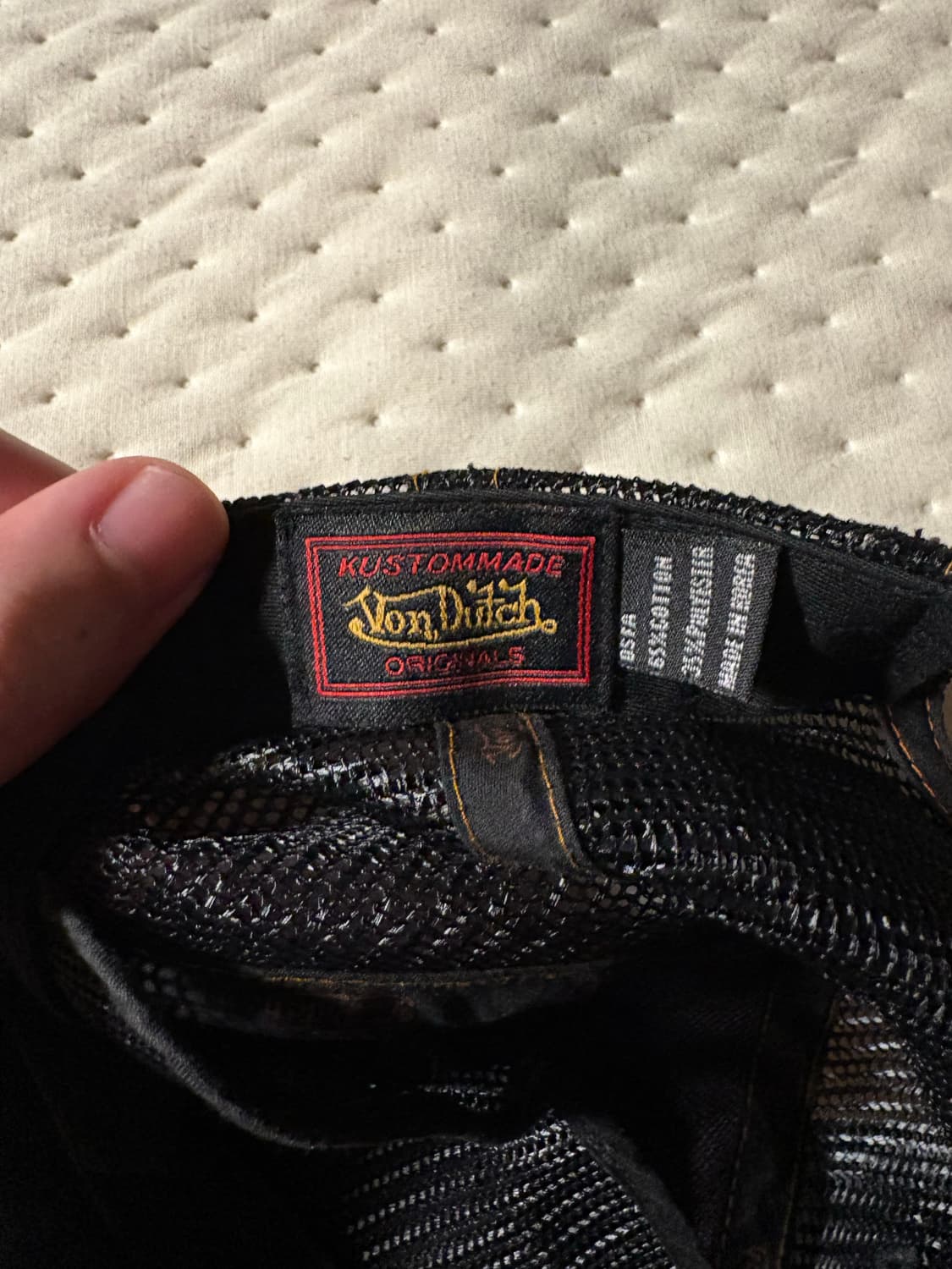 본더치 매쉬 볼캡 모자 상품이미지3