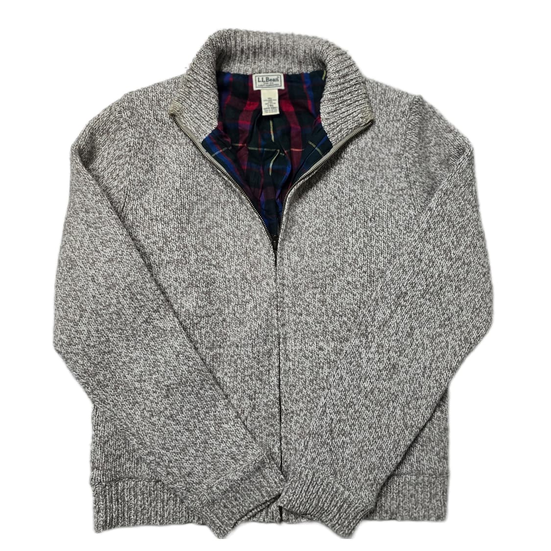 L.L.BEAN 엘엘빈 집업  100% 울니트 L 싸이즈 상품이미지1