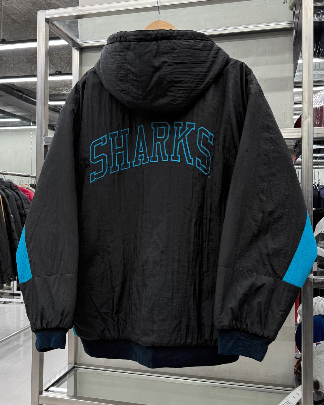 NHL 00s 나일론쉘 퀼티드 후드 점퍼 상품이미지4