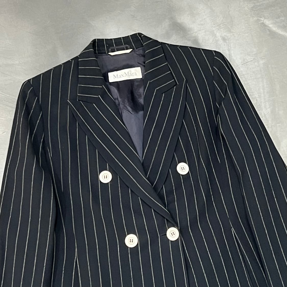  막스마라 스트라이프 더블 블레이저 y16074 상품이미지3