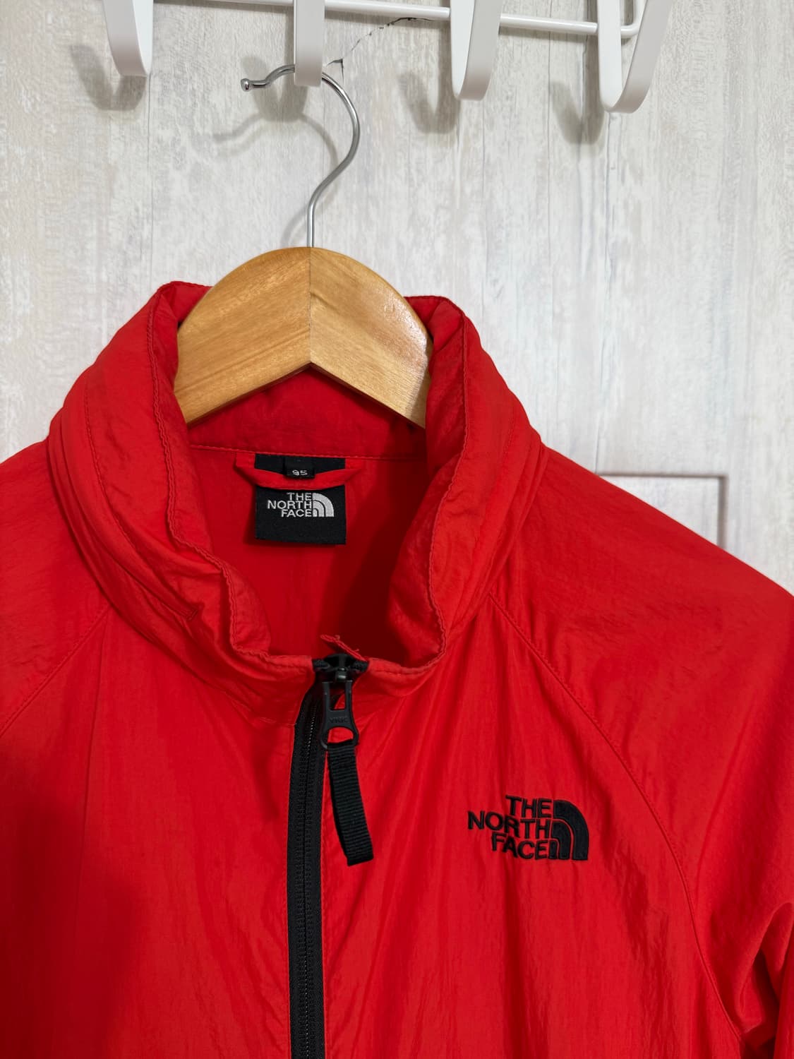 남성 95 M / 노스페이스 경량 바람막이 자켓 레드 상품이미지4