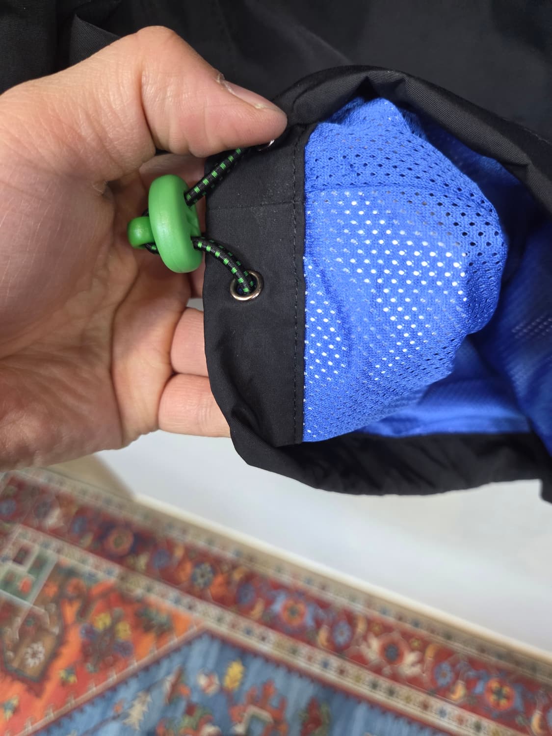 와이더런 자수로고 방수 레인 바람막이 자켓 L 상품이미지4