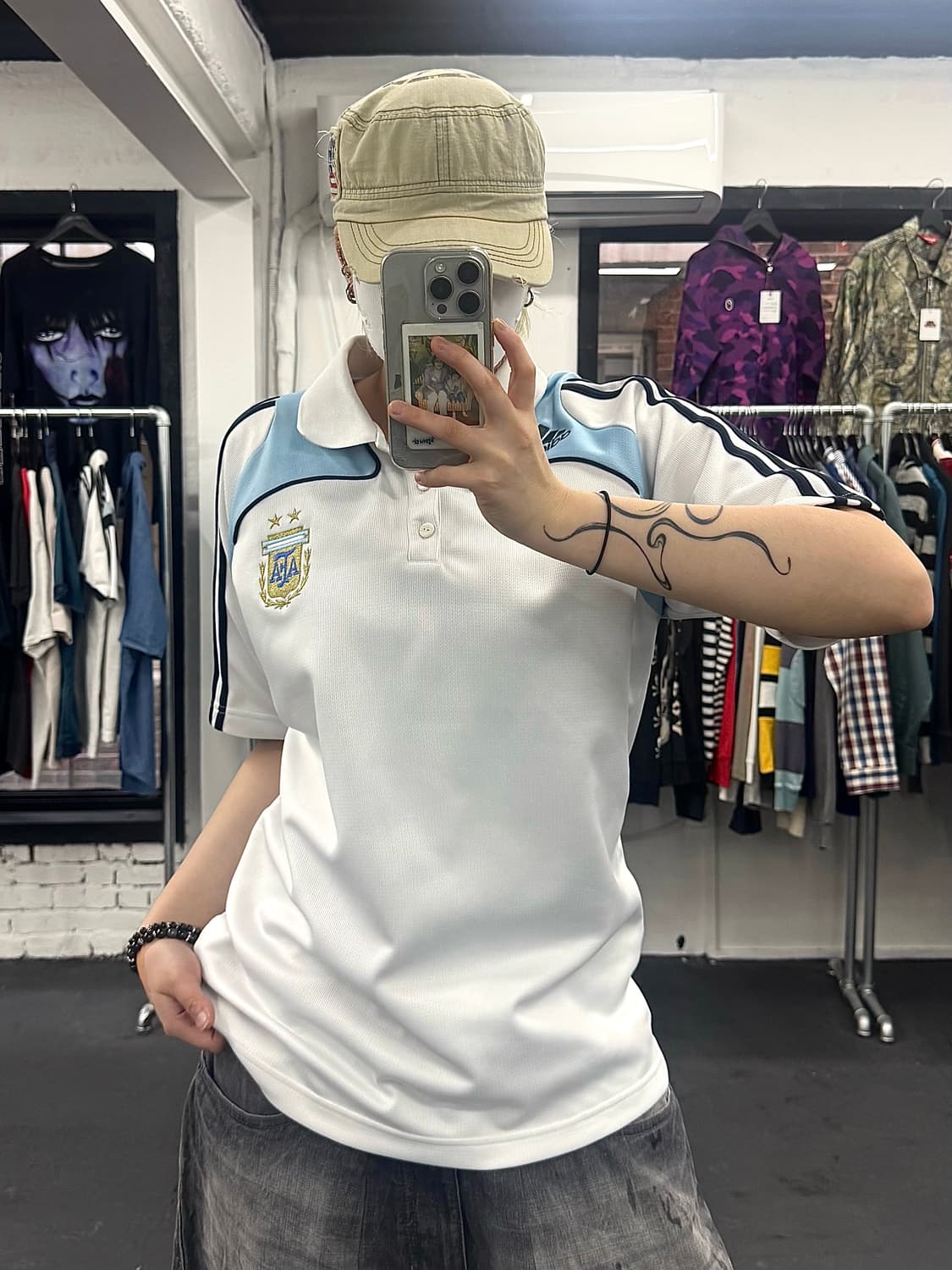 아디다스 아르헨티나 스포티 PK 티서츠 상품이미지3