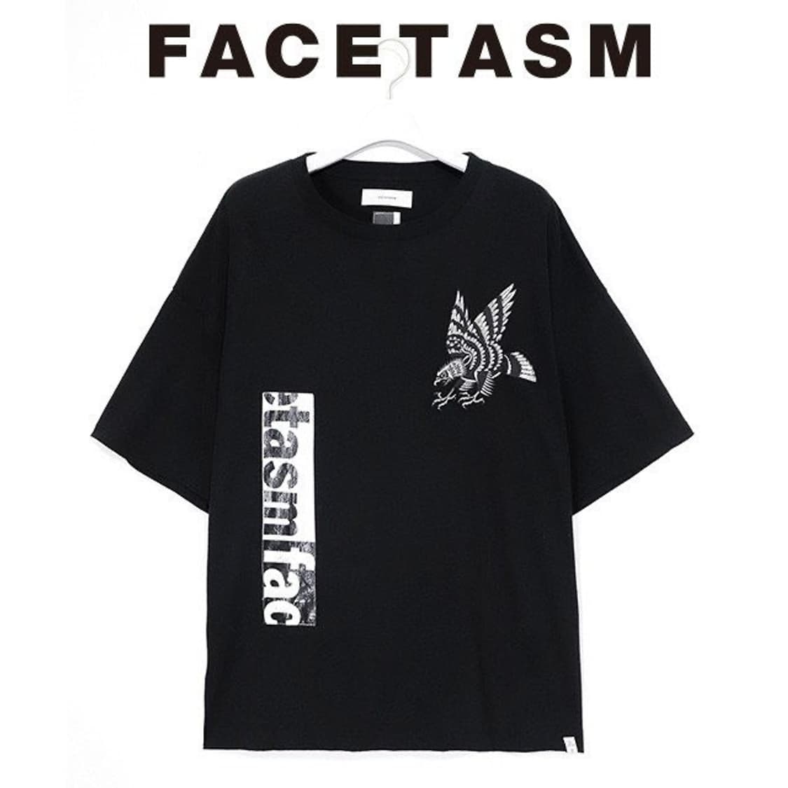 파세타즘 독수리 자수 반팔 티셔츠 블랙 FACETASM EAGLE T-S 상품이미지7
